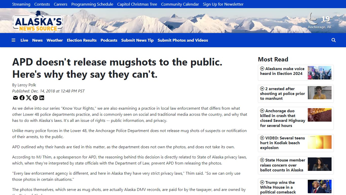 APD doesn't release mugshots to the public. Here's why they say they can't.